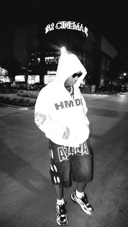 Streetwear Rhinestone Jorts