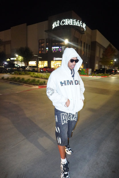 Streetwear Rhinestone Jorts